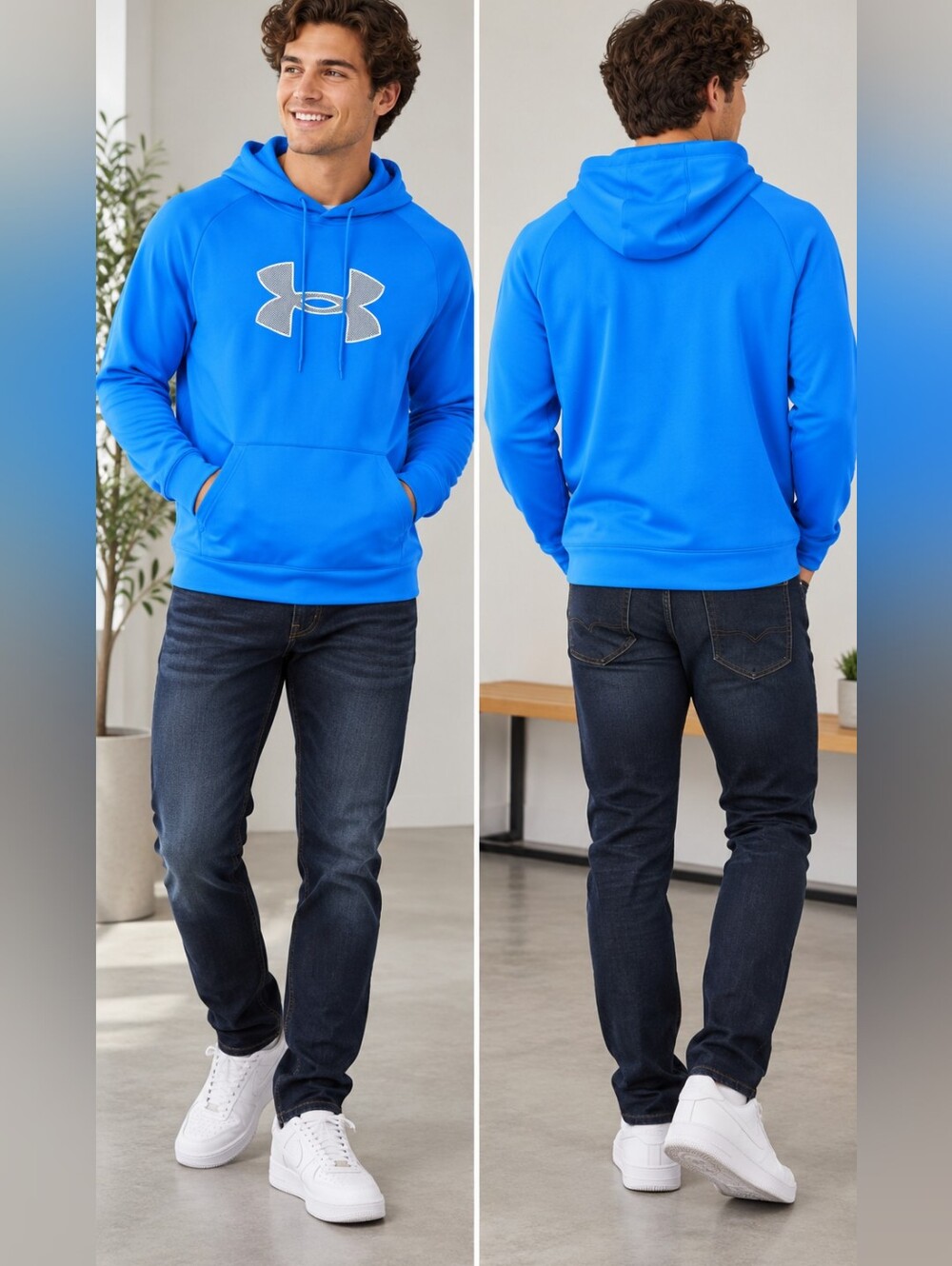 Under Armour Blue Men's Performance Hoodie